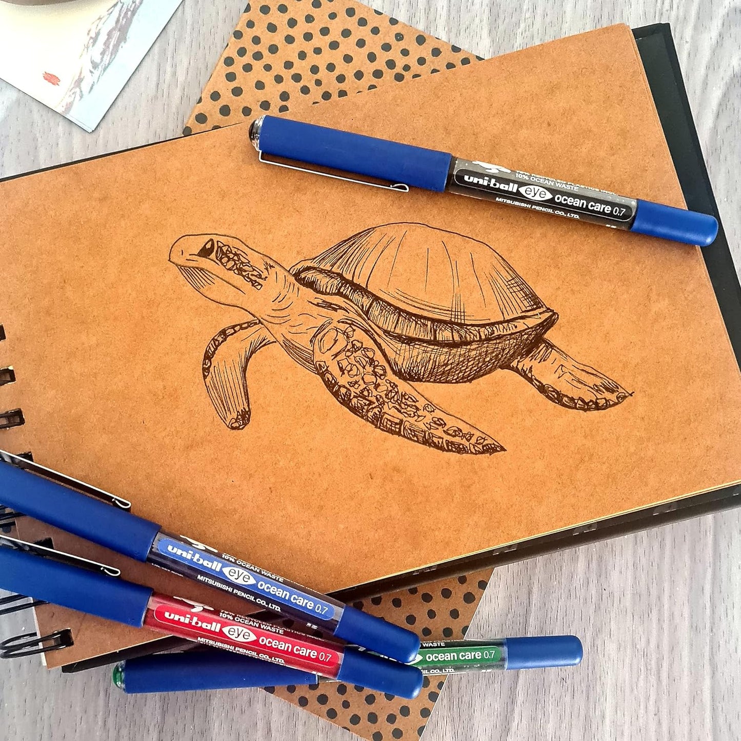 stylo roller ocean care vert