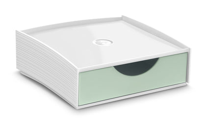 Tiroir de rangement superposable-vert sauge