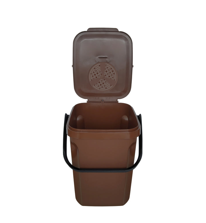 Poubelle Compost Organik 10L - Marron