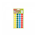 Pastille adhésive recyclé 15mm assorties - sachet de 140