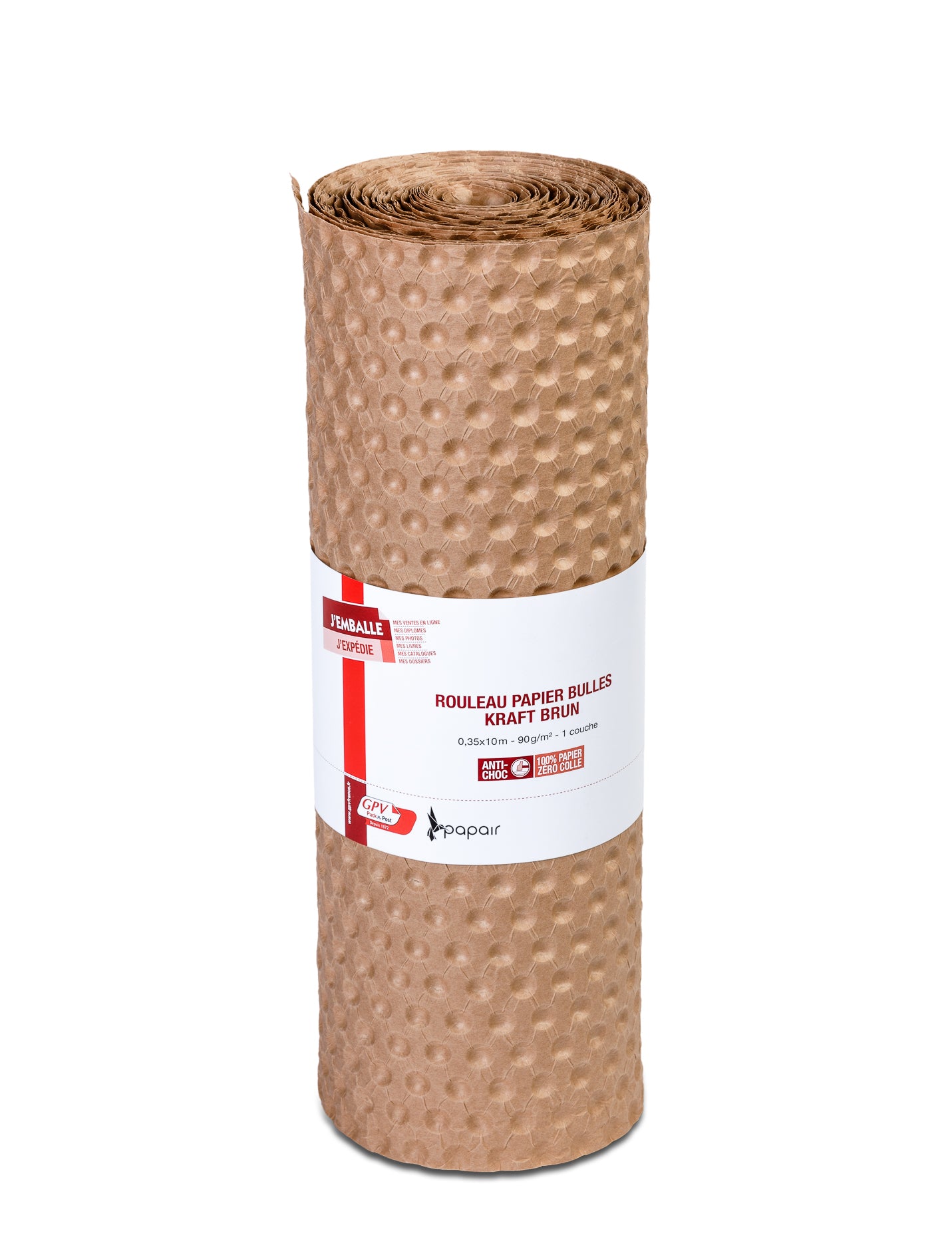 Rouleau bulle papier 1 couche 0.35x10m