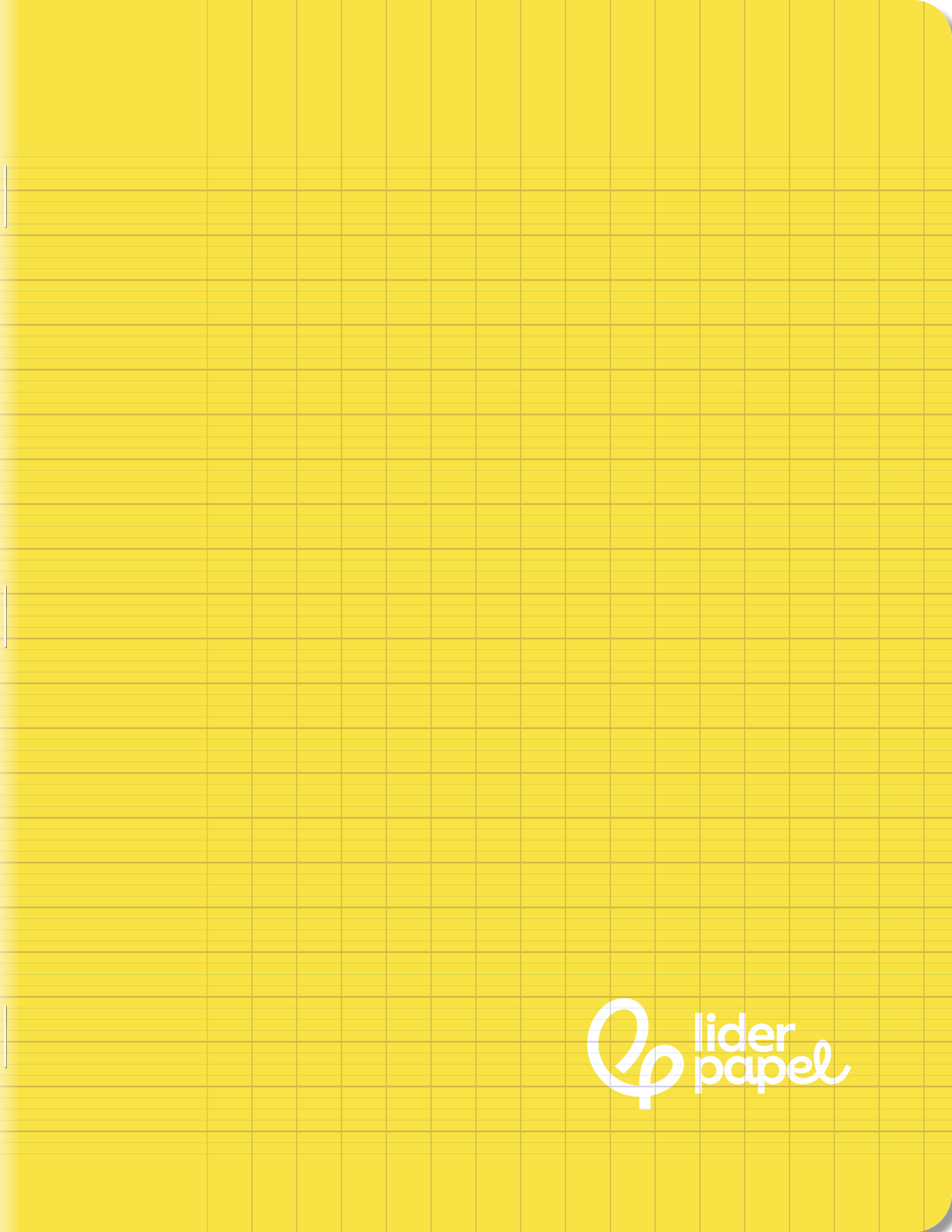 Cahier 17x22 cm 96 pages Séyès Polypropylène Jaune