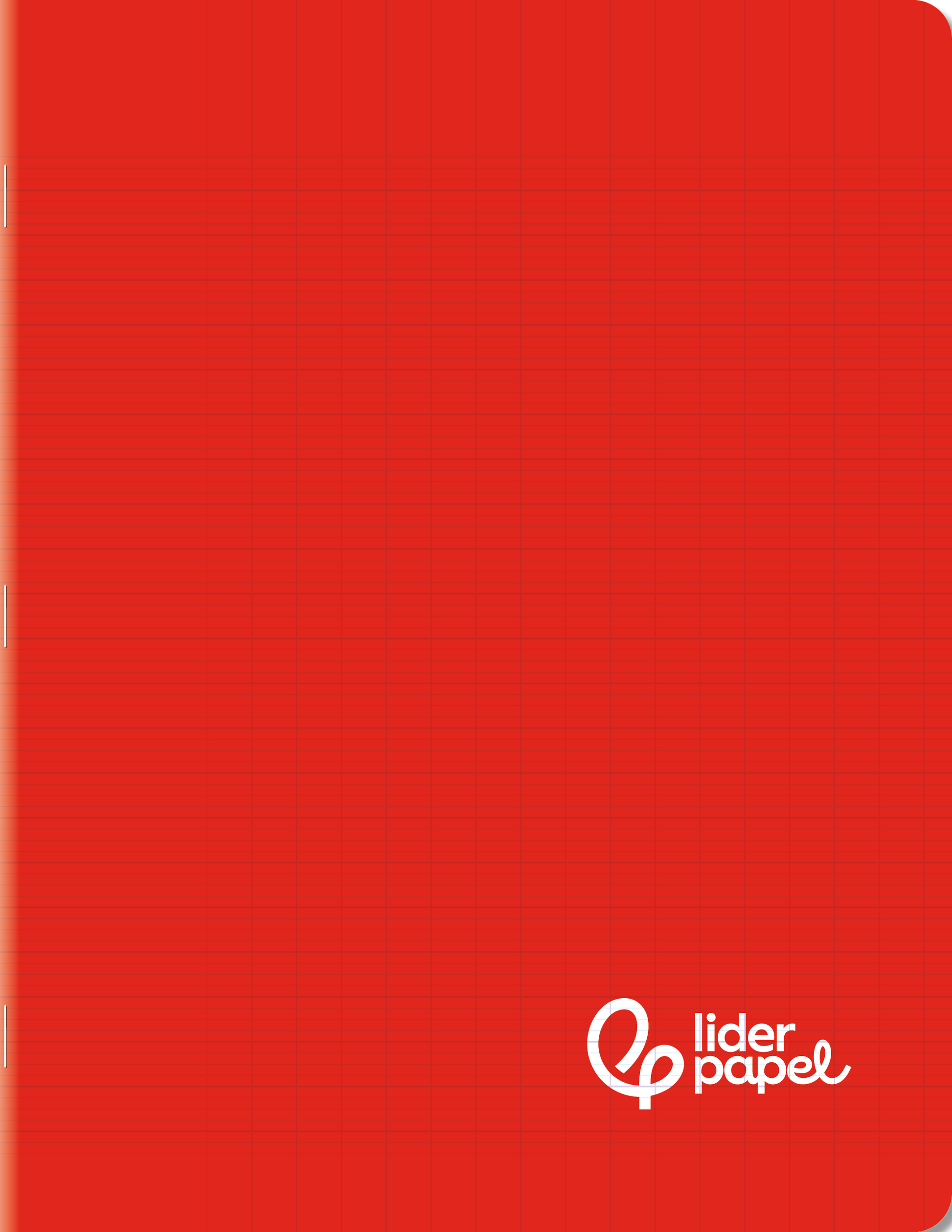 Cahier 17x22 cm 96 Pages Seyès Couverture Rouge