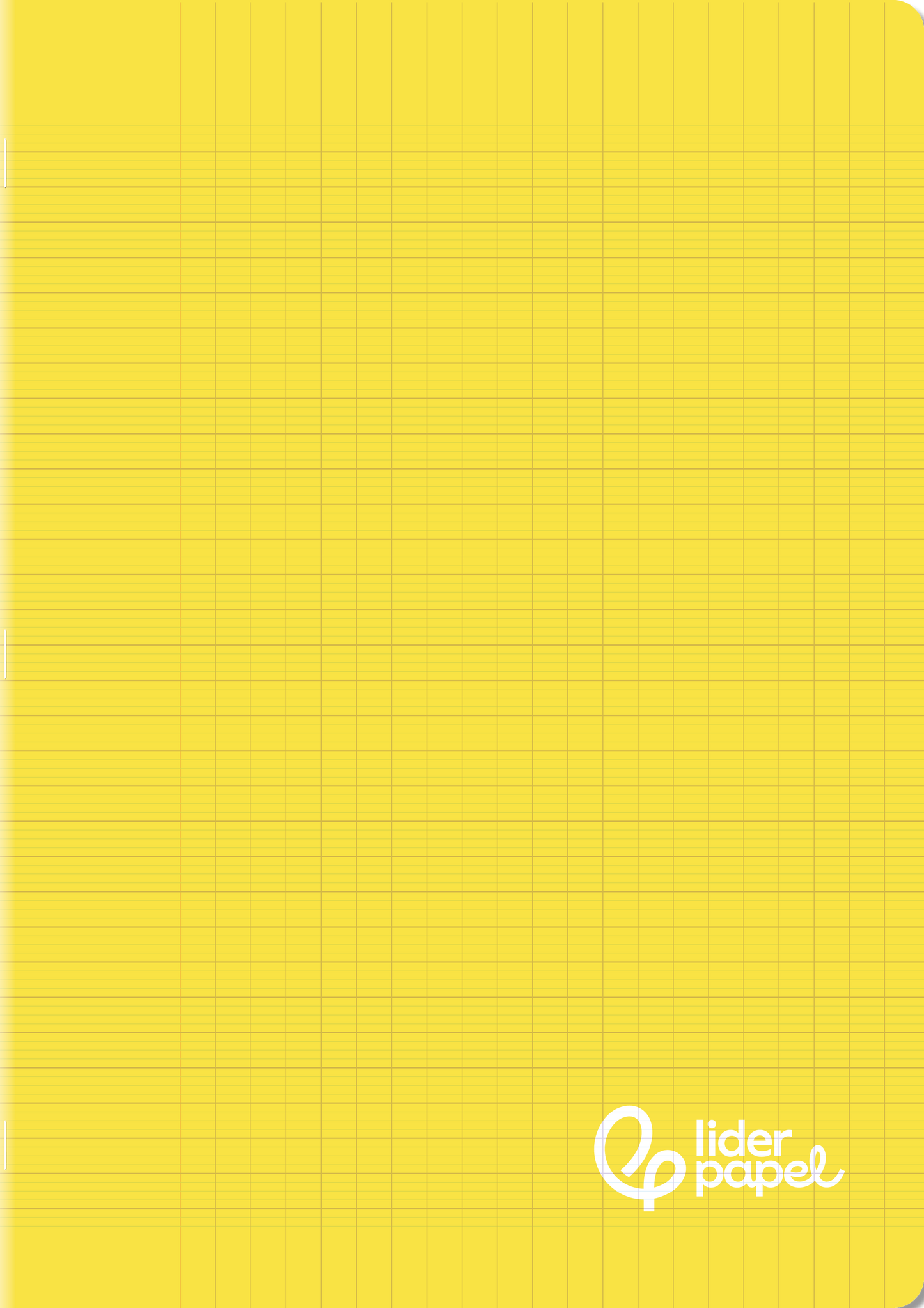 Cahier Polypropylène 21x29,7 cm 96 page Seyès Jaune