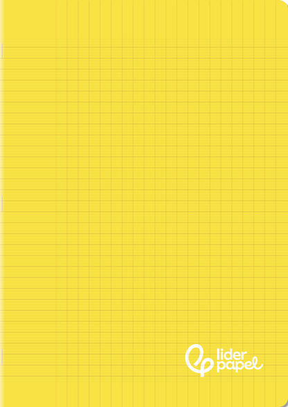 Cahier Polypropylène 21x29,7 cm 96 page Seyès Jaune