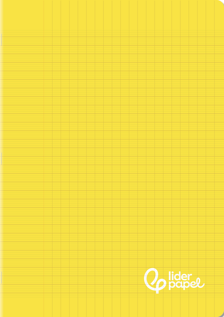 Cahier Polypropylène 21x29,7 cm 96 page Seyès Jaune