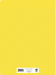 Cahier polypropylène jaune 24x32 48 pages seyes
