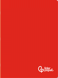 Cahier polypropylène rouge 24x32 48 pages seyes