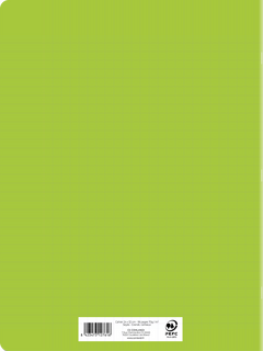Cahier 24x32 cm 96 pages Seyes Couverture Polypropylène Vert