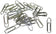 Trombones 25mm - Fixation sans perforation