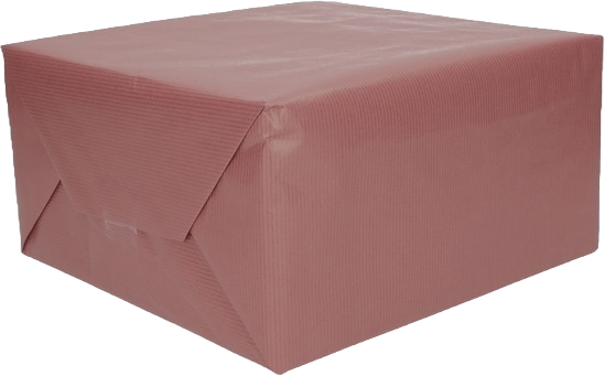 Rouleau papier cadeau 50m - Rose pâle recyclé -50mx0.70