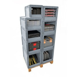 Bac de Stockage 60x40x34 - Ouverture Facile