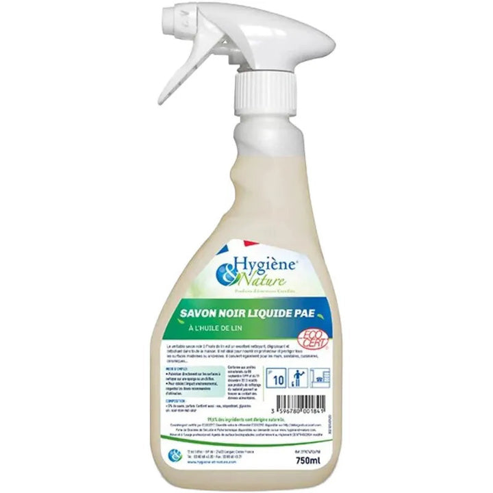 Nettoyant Savon Noir 750mL - Écologique Multi-usages