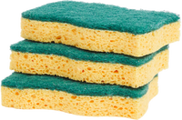 Éponges récurantes Vertes 11x7 cm - Pack de 10