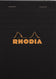 Bloc rhodia 105x148 80f 5x5noir