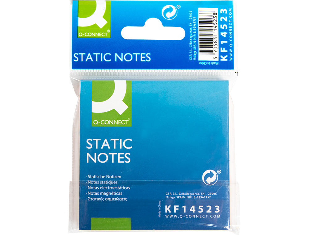 Bloc Note repositionnable  70x70 magnétique sans colle  neon - 100feuilles