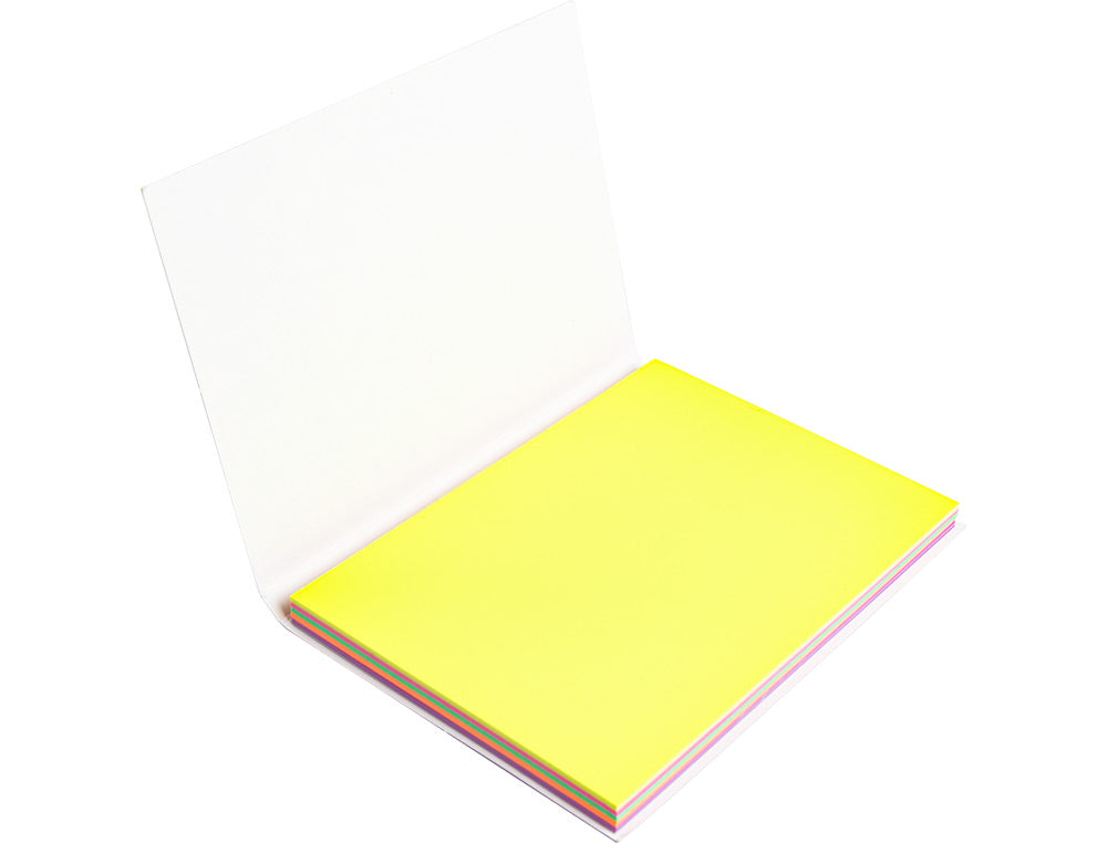 Bloc note repositionnable 70x100 100feuilles  magnétique -neon