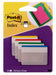 Index post-it strong larges couleurs assorties lot de 24