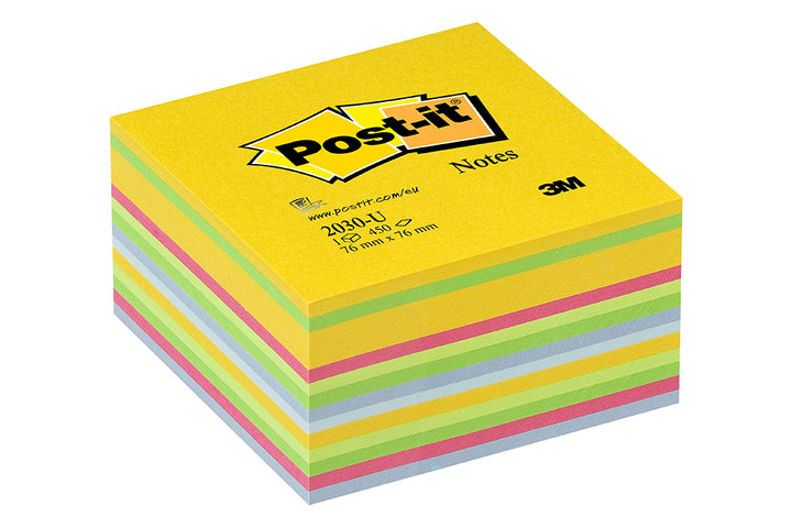 Cube de Notes Adhésives  Post-it® 450F - Couleurs Énergisantes