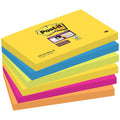 Bloc Post-it® sticky 76x127 carnival couleurs assorties