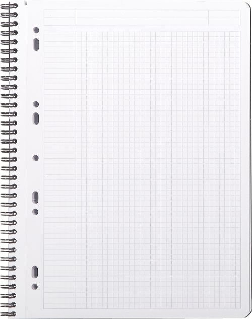 Cahier notebook rhodiactive spirales 160 pages  quadrillé 5x5  a4+