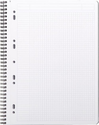Cahier notebook rhodiactive spirales 160 pages  quadrillé 5x5  a4+