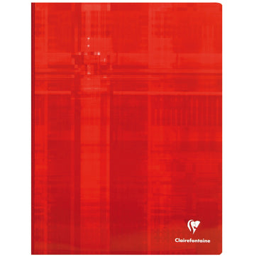 Cahier 24x32 broché 192 pages quadrillé 5x5 -clairefontaine