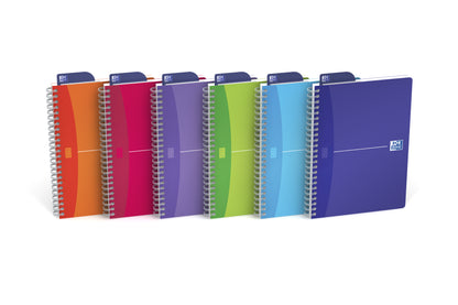 Cahier a5 180 pages quadrillé 5x5 my colors assorti