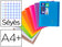 Cahier 24x32 cm koverbook- 96 Pages Lignées Polypropylène