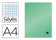 Cahier piqure polypropylène 21x29,7- 96 pages seyes- vert