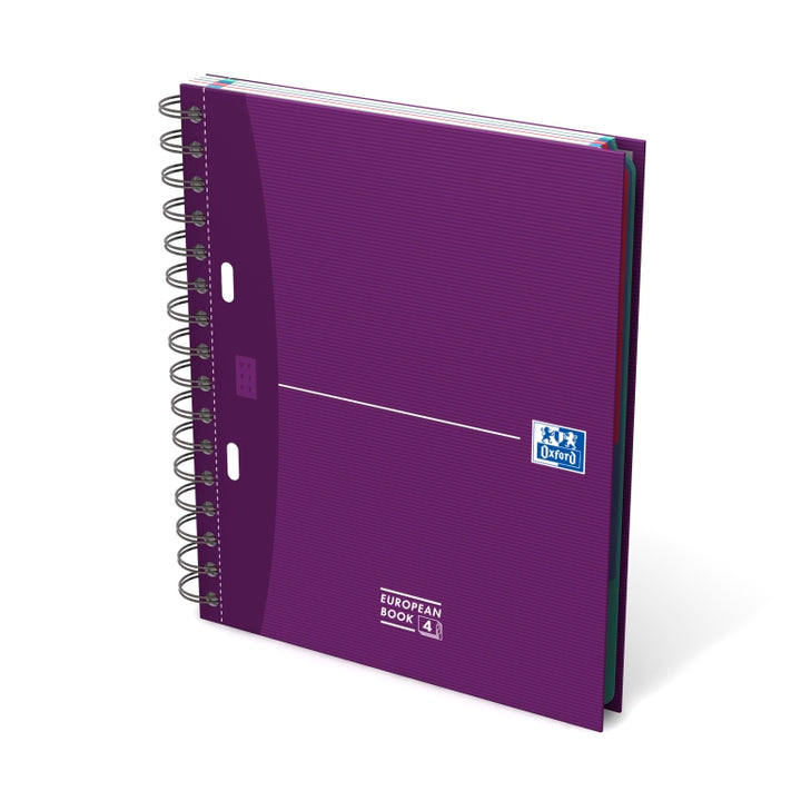 Cahier oxford euro. a4+ polypropylène 240 pages qudrillé 5x5