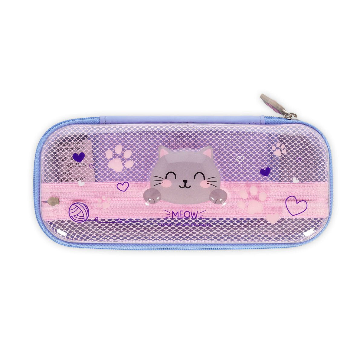 Trousse Legami wonderwow kitty - design coloré et pratique