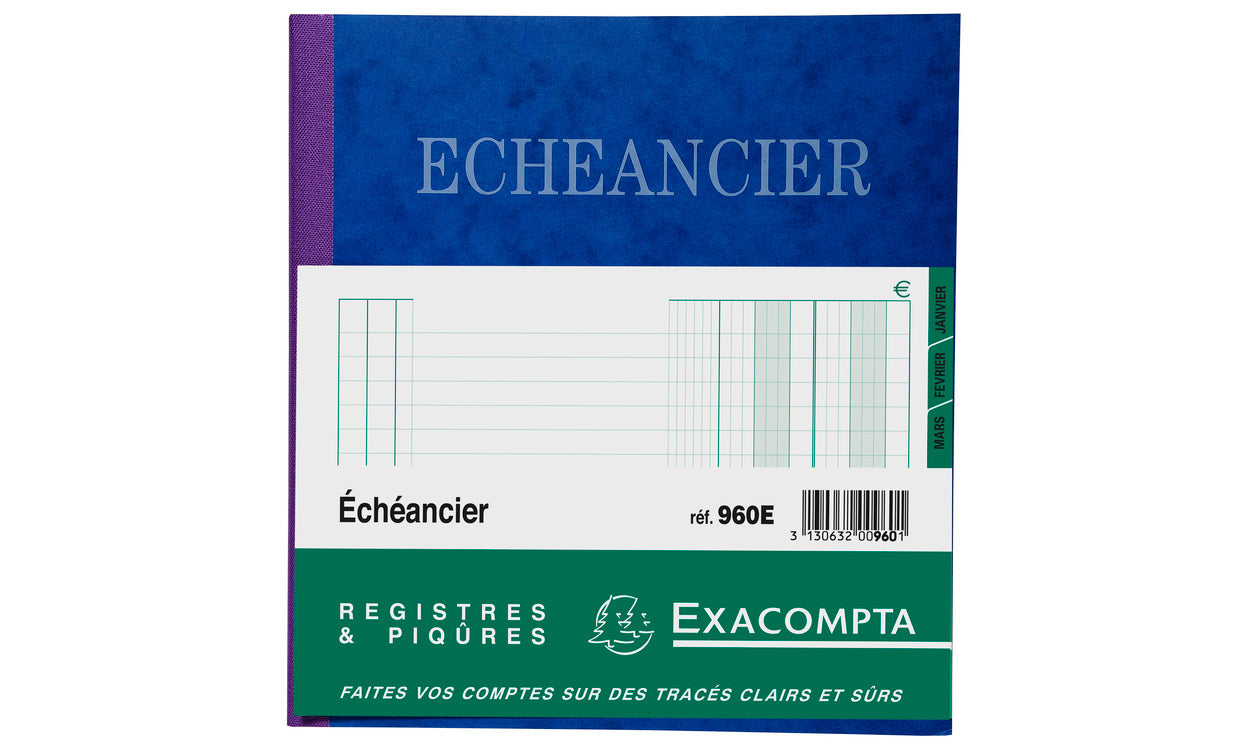 Echeancier exacompta ref 960