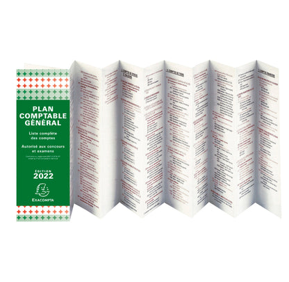 Plan comptable accordeon exa.14002