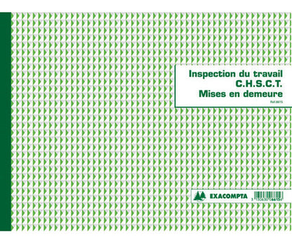 Registre inspection travail 6615