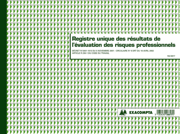 Registre evalu.risques profess.6617