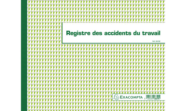 Registre Accidents Du Travail6619