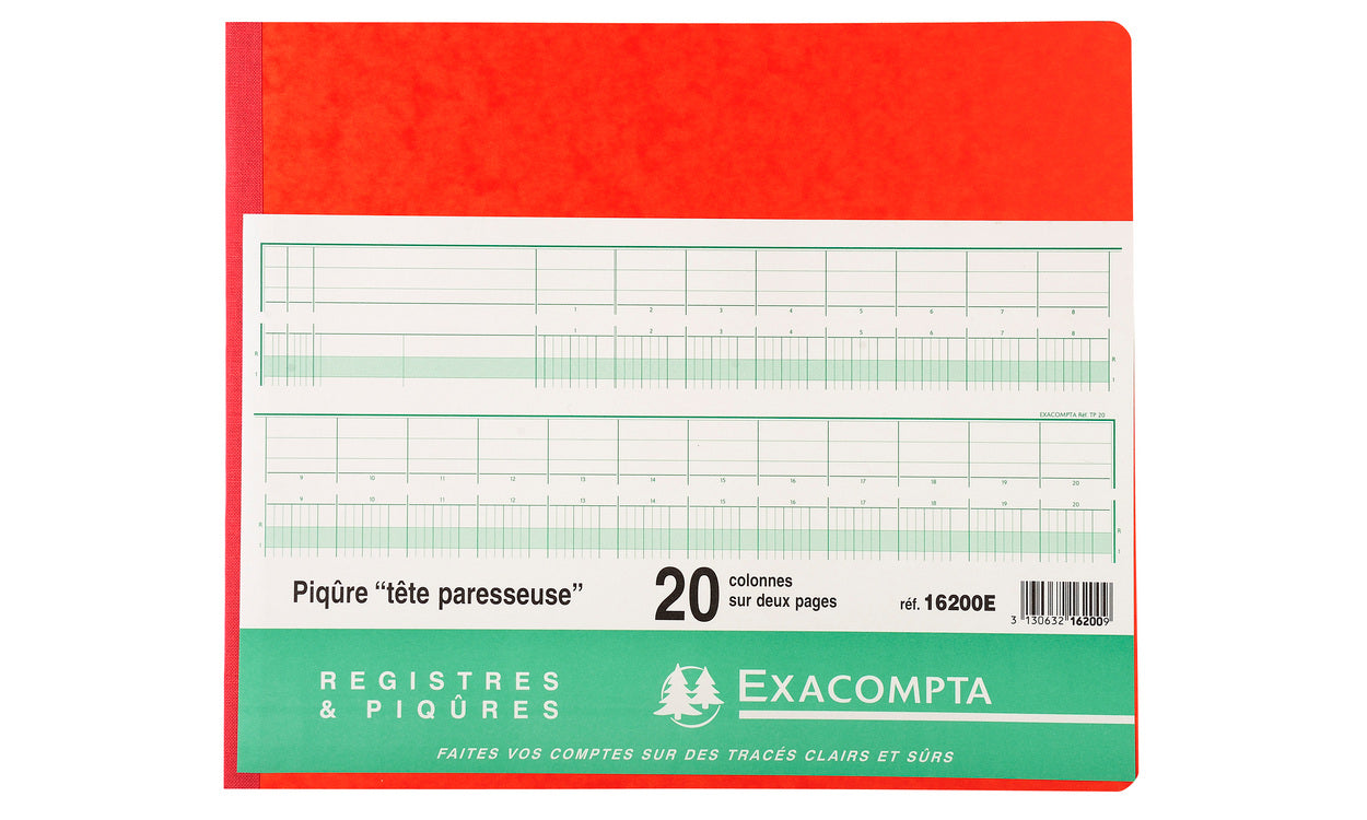 Registre exacompta ref 16200