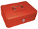 Caissette a monnaie 25x18x9cm rouge
