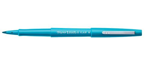 stylo feutre flair original - pointe moyenne turquoise