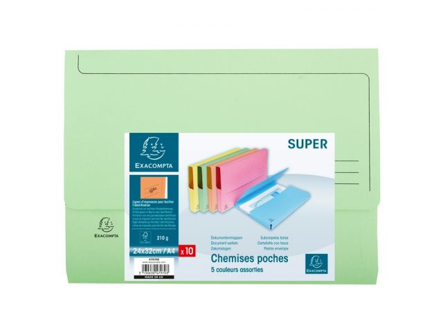 Chemise a poche pastel ass p/10