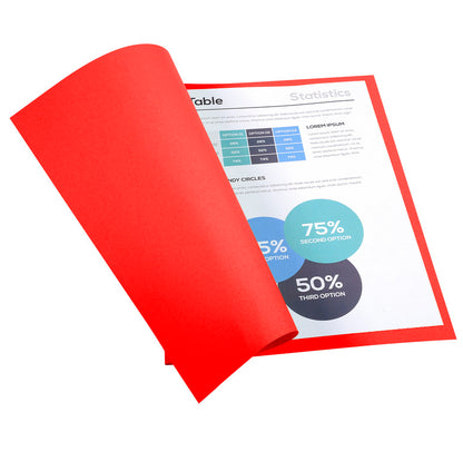Chemises 170g standard paquet 100 rouge