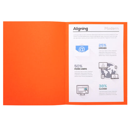 Chemises 170g standard paquet 100 orange