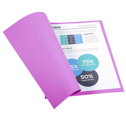 Chemises 170g standard paquet 100 lilas