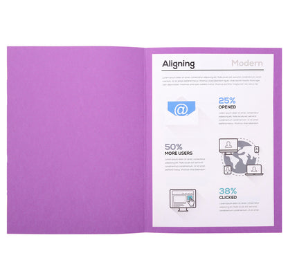 Chemises 170g standard paquet 100 lilas