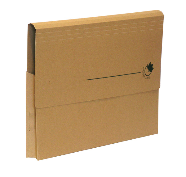 Chemise poche kraft natureline 24x32cm-paquet de 50