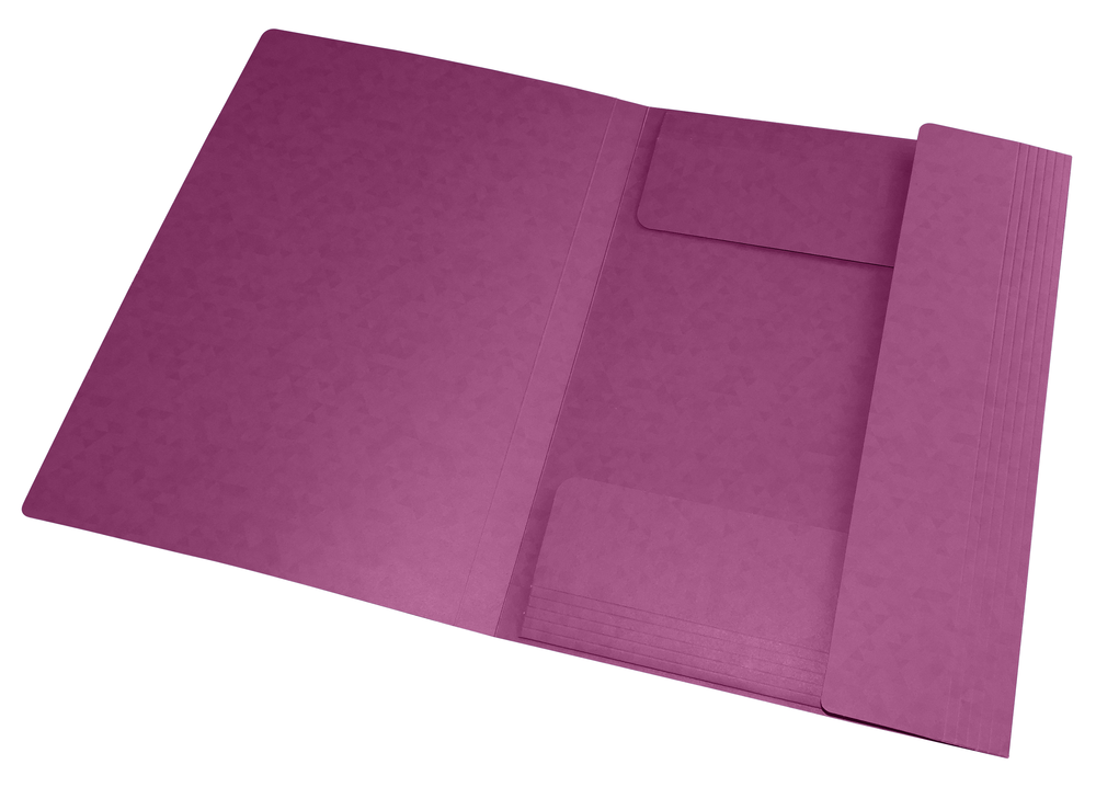 Chemise 3 rabats topfile 5/10 violet