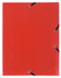 Chemise 3 rabats élastique polypropylène eco rouge