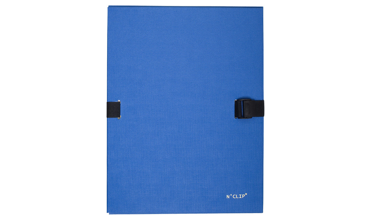 Chemise extensible a clip bleu