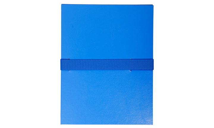 Chemise dos extensible rabat velcro bleu clair